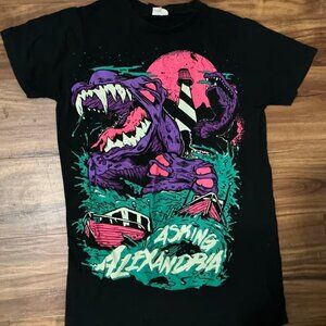 Asking Alexandria Band T Shirt Small Sea Monster